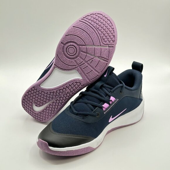 Nike Omni Multi-Court Low Blue / Pink DM9027-401 Size 7y = Women's: 8.5 - Picture 6 of 12